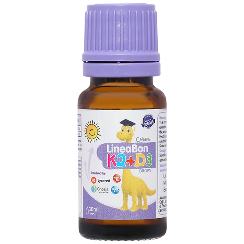 LineaBon K2 + D3 hỗ trợ giảm nguy cơ loãng xương chai 10ml - 9